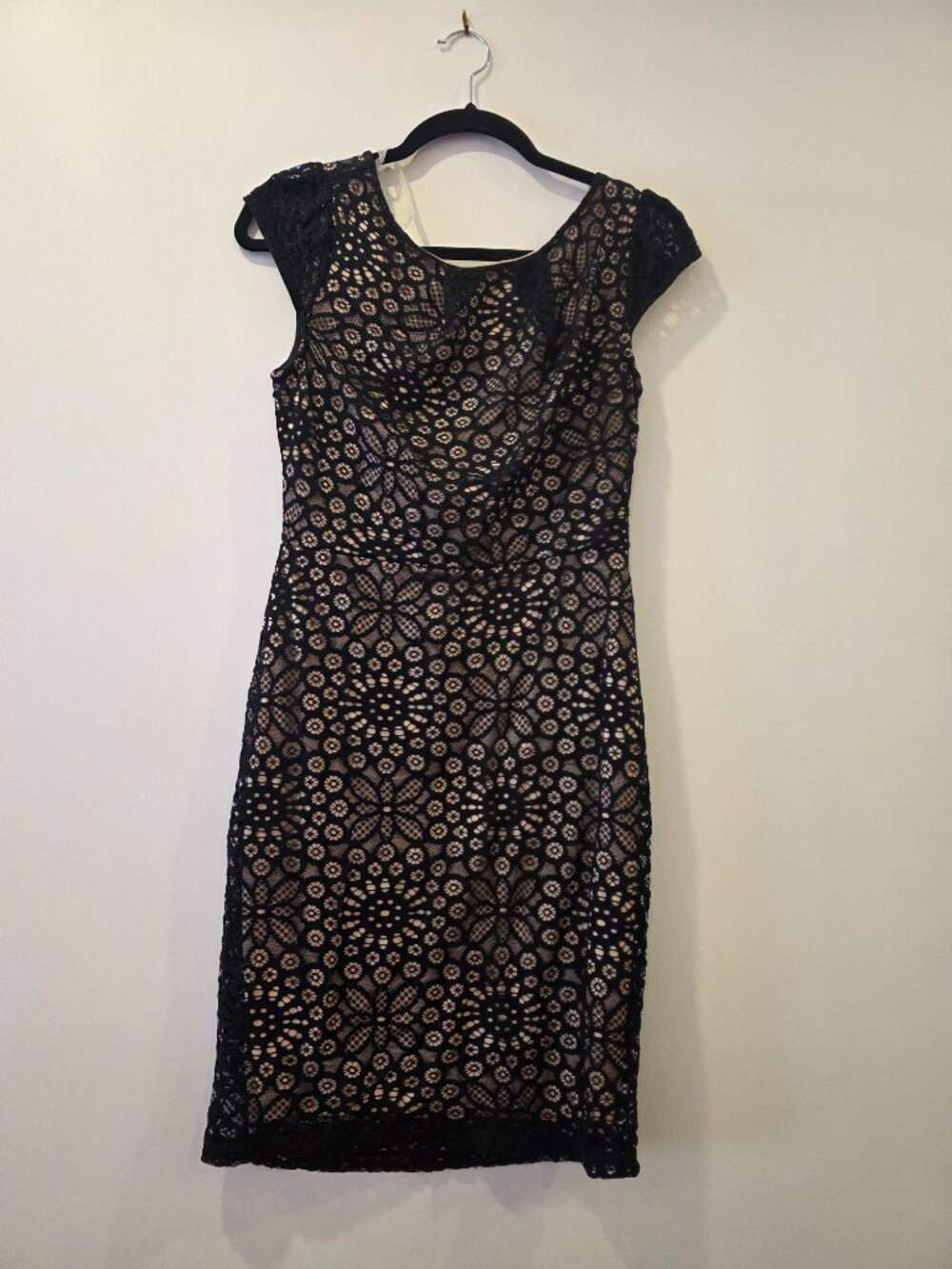 NEW! Mystic Black Lace Dress, Size Large